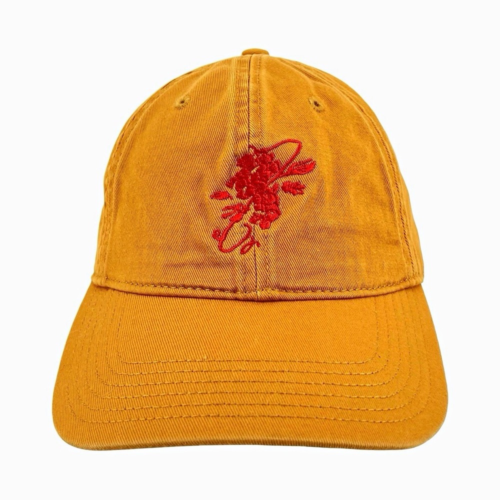 Martha's Vineyard Legacy Mustard Orange Embroidered Dad Hat Adjustable Cap